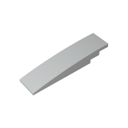Slope Curved 8 x 2 No Studs
