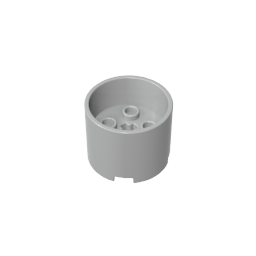 Brick Round 3 x 3 x 2 with Recessed Center with 2 x 2 Studs and Axle Hole