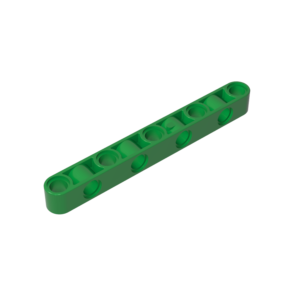 Technic Beam 1 x 9 Thick with Alternating Holes-MyGobricks