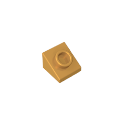 1x1x2/3 Beveled Brick with Dot