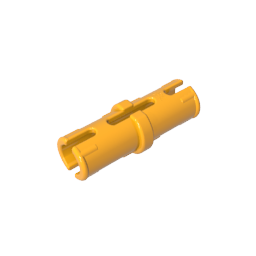 Technic Pin with Friction Ridges Lengthwise with No Center Slots