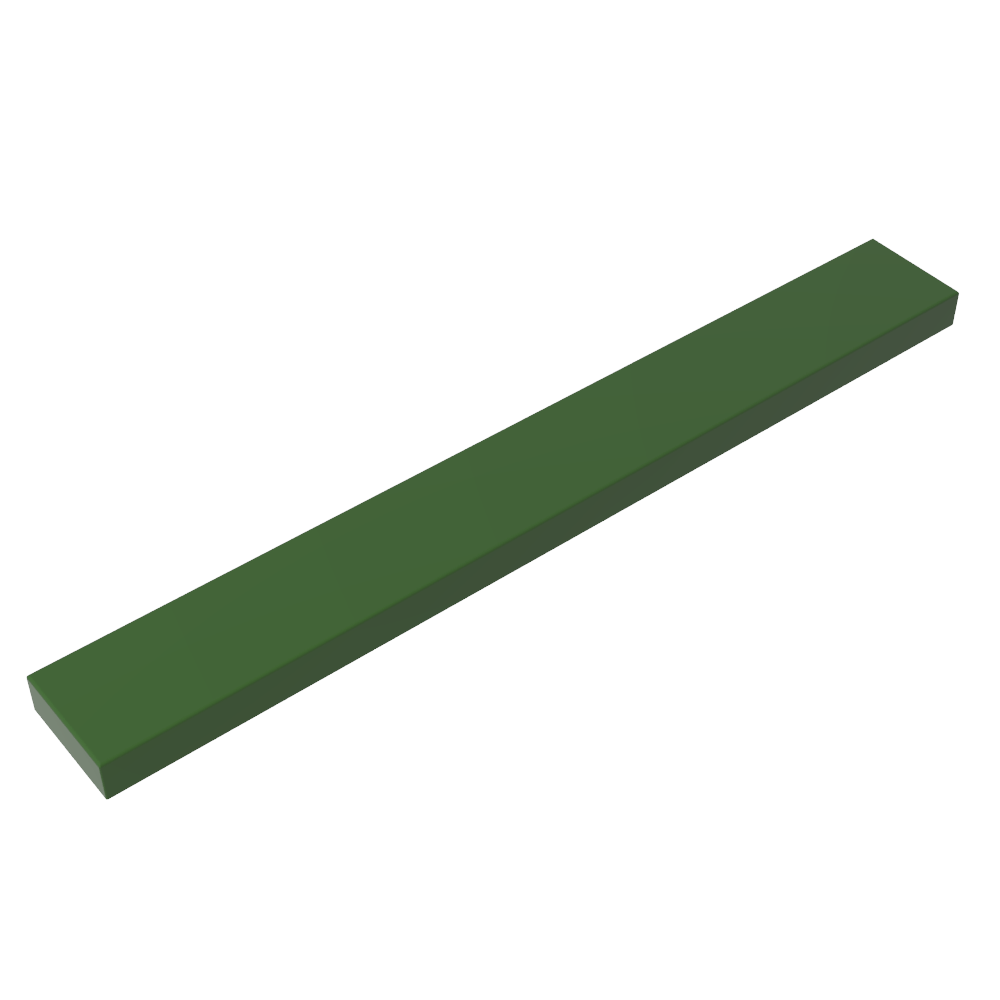 Tile 1 x 8 with Groove