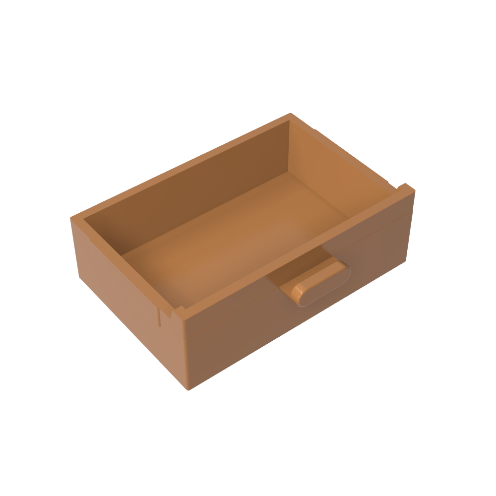 Cupboard 2 x 3 Drawer-MyGobricks
