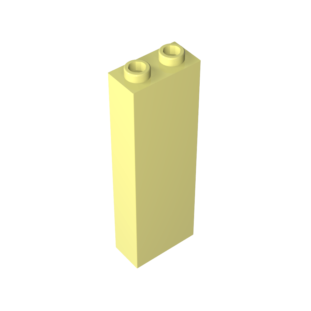 Brick 1 x 2 x 5 without Side Supports-MyGobricks