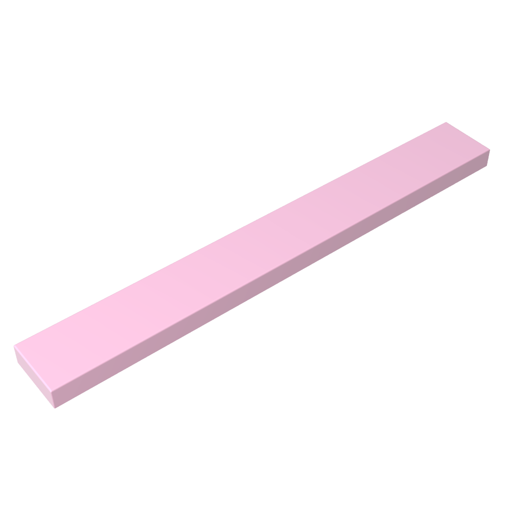 Tile 1 x 8 with Groove