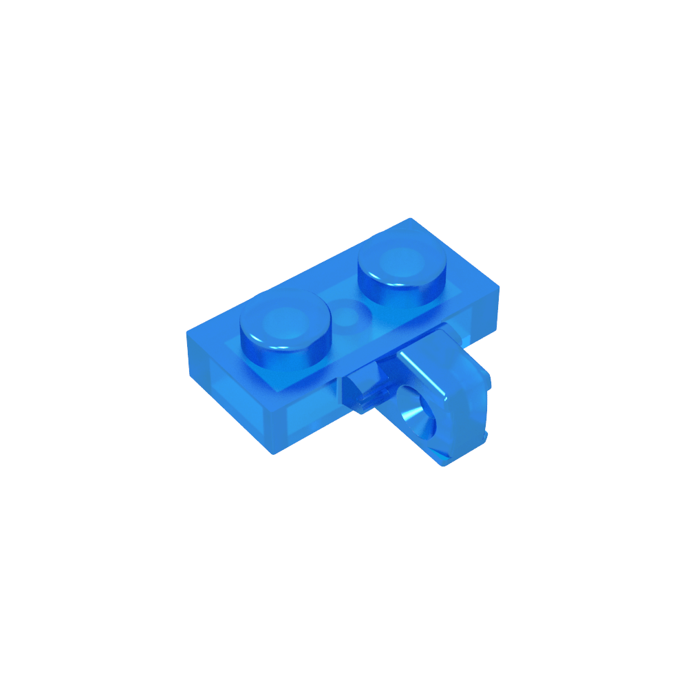 Hinge Plate 1 x 2 Locking with 1 Finger on Side, without Groove