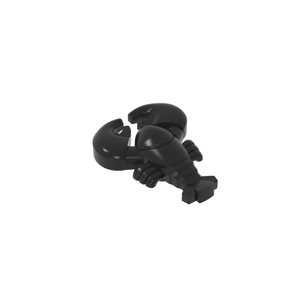 Lobster with Black Eyes Pattern-MyGobricks