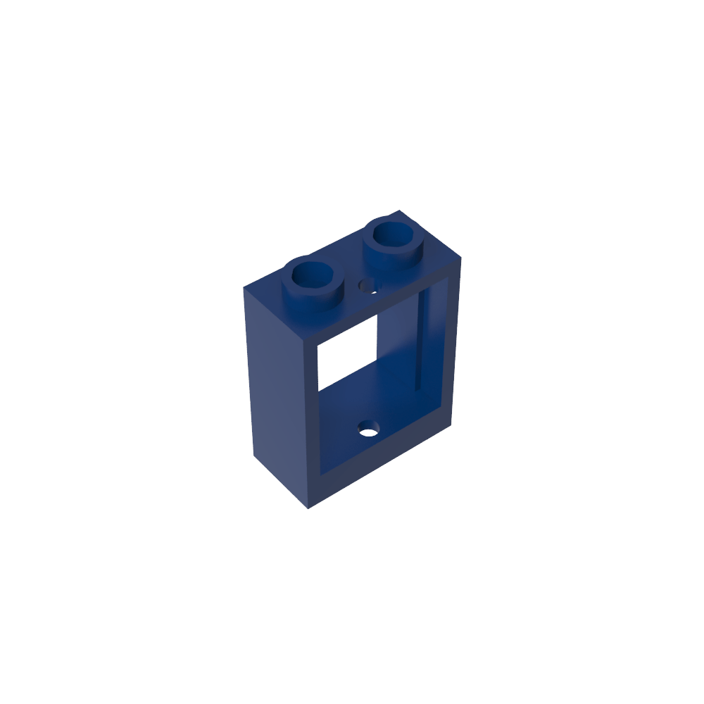 Window 1 x 2 x 2 Flat Front-MyGobricks