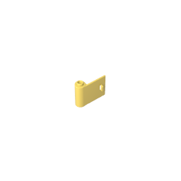 Door 1 x 3 x 2 Left - Open Between Top and Bottom Hinge-MyGobricks