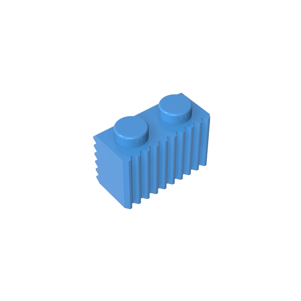 Brick Special 1 x 2 with Grill-MyGobricks