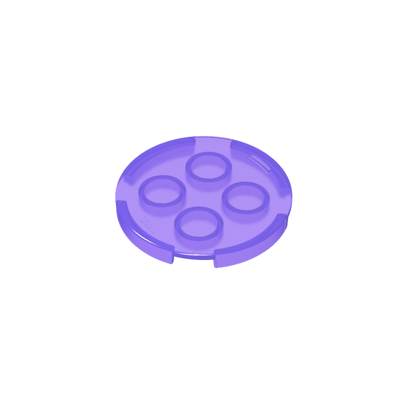 3x3 smooth round plate