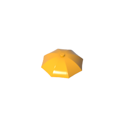 Equipment Umbrella Top with No Bottom Flaps, 6 x 6 with Top Stud