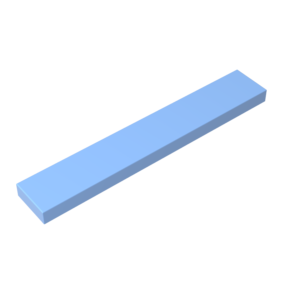 Tile 1 x 6 with Groove-MyGobricks