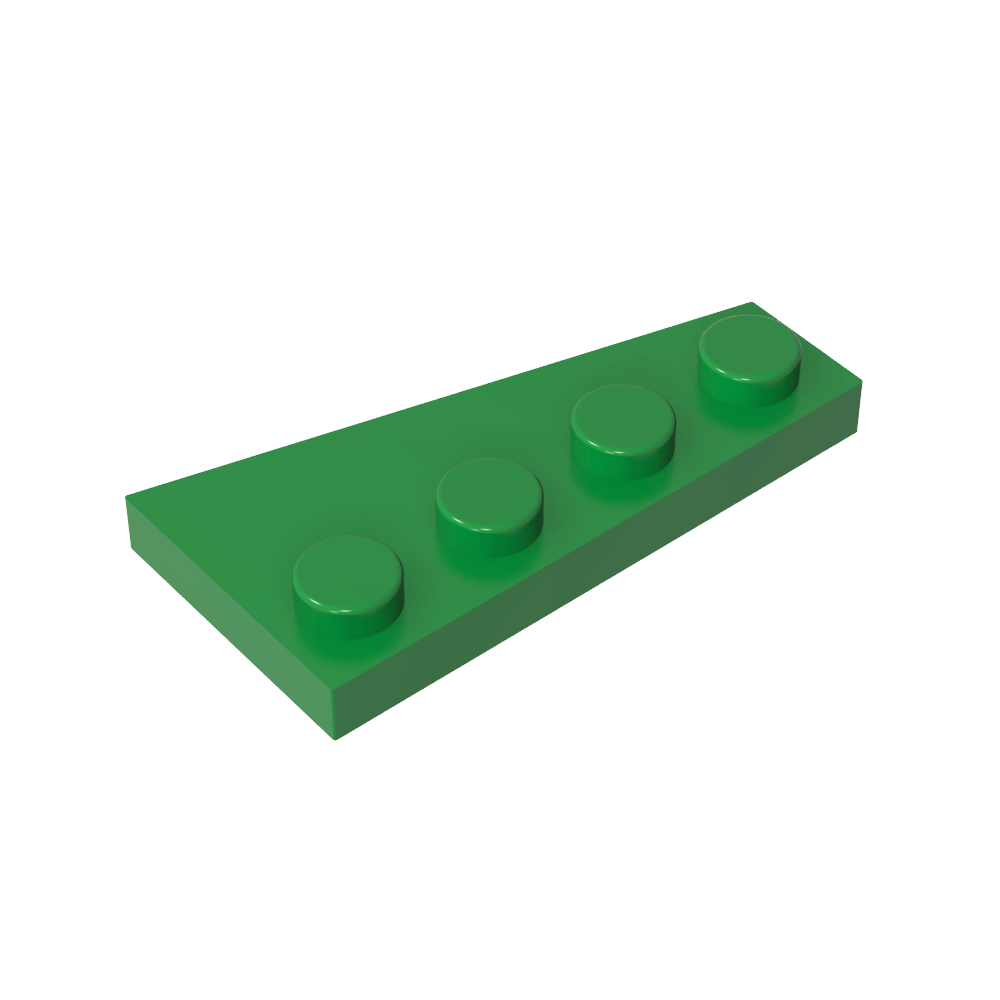 Wedge Plate 4 x 2 Left-MyGobricks
