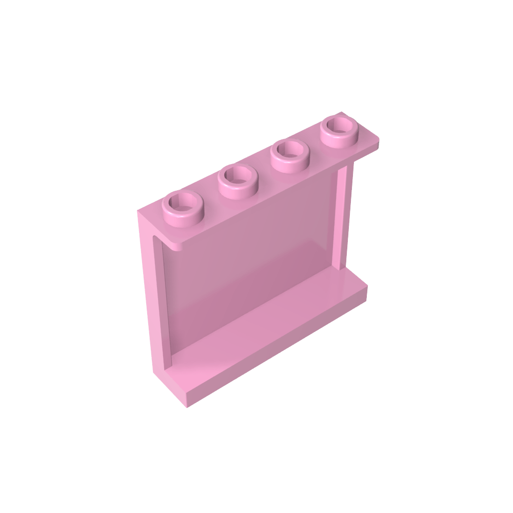 Panel 1 x 4 x 3 [Side Supports / Hollow Studs]-MyGobricks