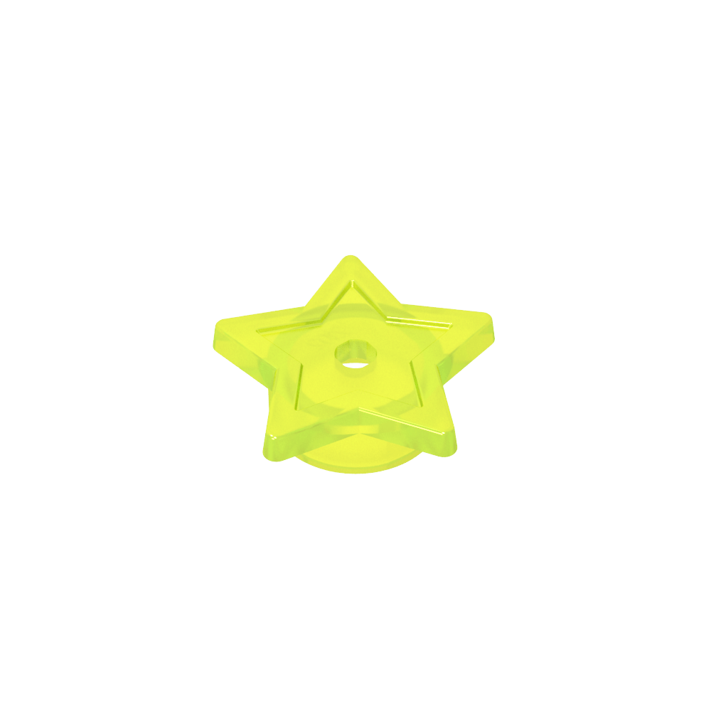 Star with Stud Holder-MyGobricks
