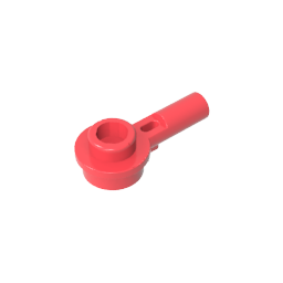 Plate Round 1 x 1 with Hollow Stud and Horizontal Bar 1L-MyGobricks