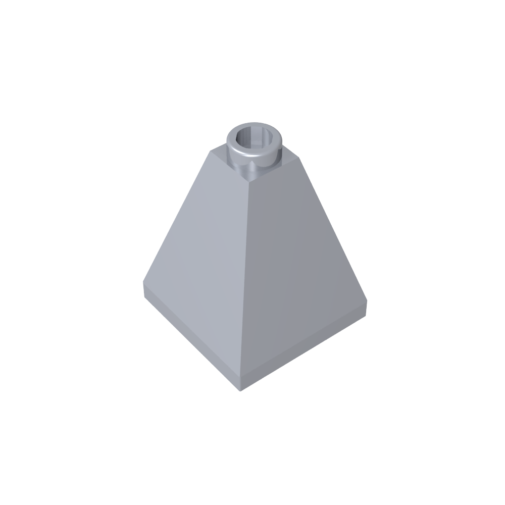 Slope 75° 2 x 2 x 2 Quadruple Convex-MyGobricks