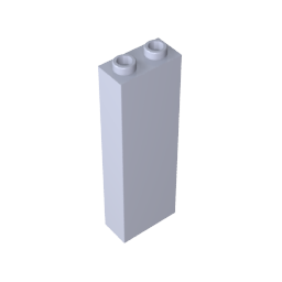 Brick 1 x 2 x 5 without Side Supports-MyGobricks