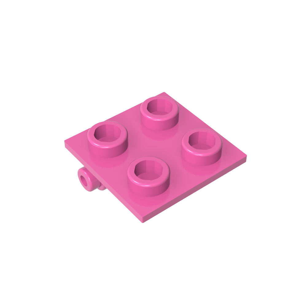 Hinge Brick 2 x 2 Top Plate Thin-MyGobricks