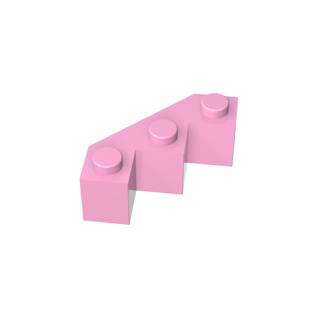 Wedge 3 x 3 Facet-MyGobricks