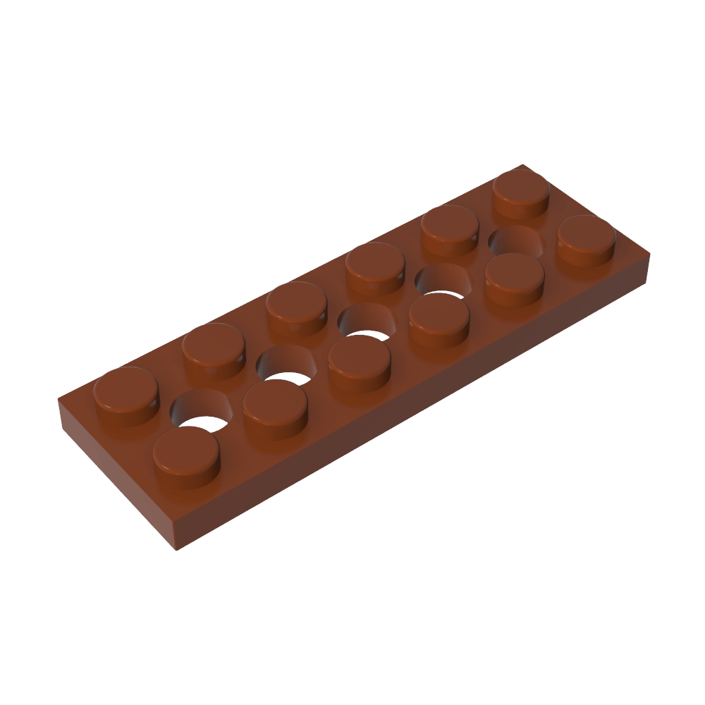 Technic Plate 2 x 6 [5 Holes]-MyGobricks