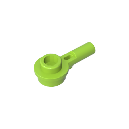 Plate Round 1 x 1 with Hollow Stud and Horizontal Bar 1L-MyGobricks