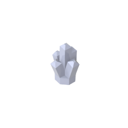 Rock 1 x 1 Crystal 5 Point-MyGobricks