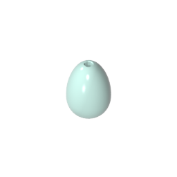 Food Egg with 1.5mm Hole [Plain]