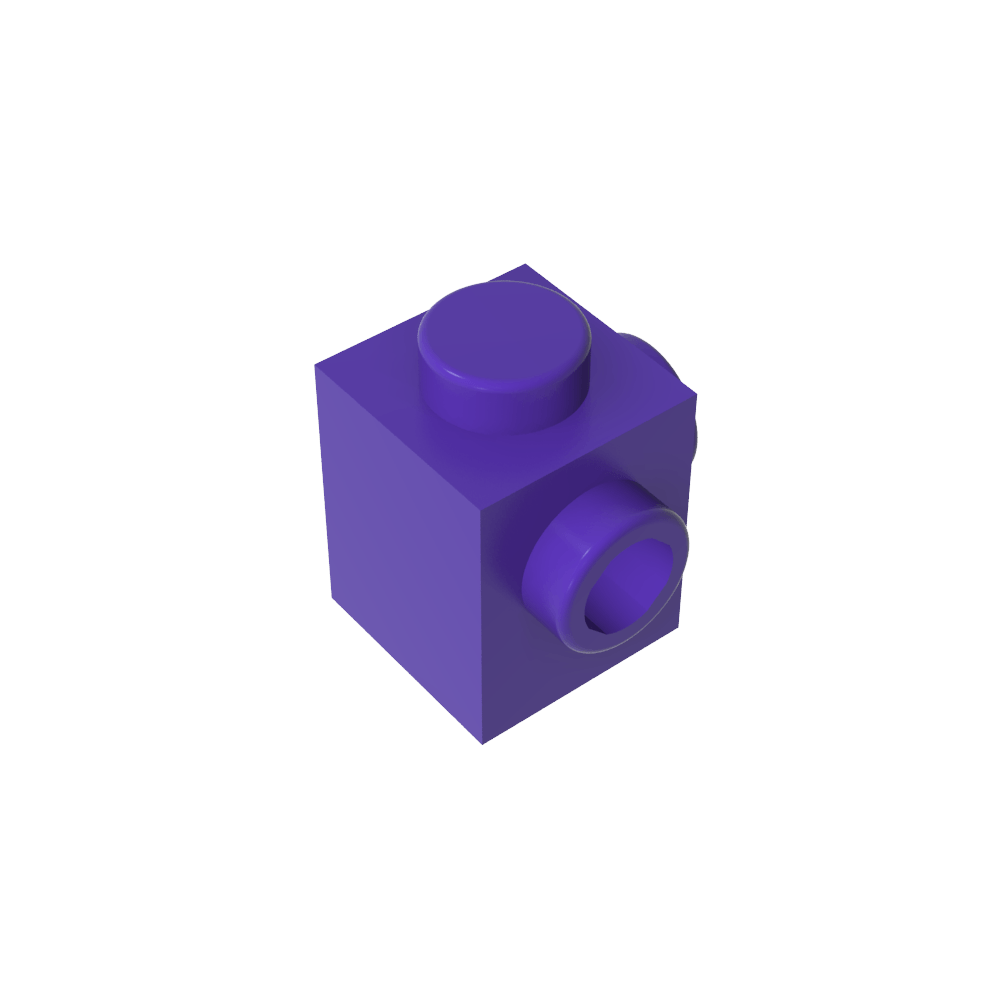 Brick Special 1 x 1 with Studs on 2 Adjacent Sides-MyGobricks