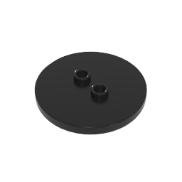 Plate Special Round 4 x 4 with 2 Studs [Plain]