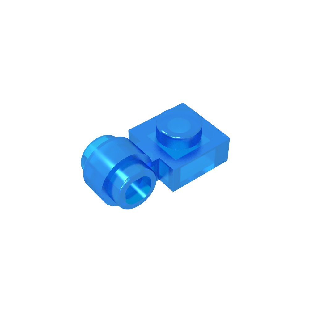 Plate Special 1 x 1 with Clip Light [Thick Ring]-MyGobricks