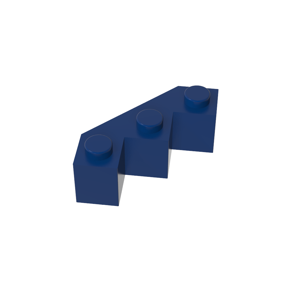 Wedge 3 x 3 Facet-MyGobricks