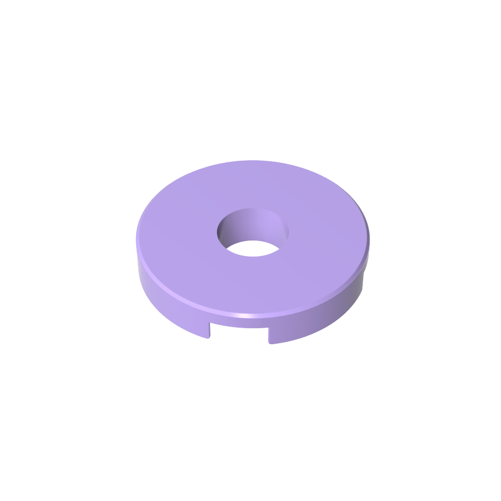 Tile Round 2 x 2 with Hole-MyGobricks
