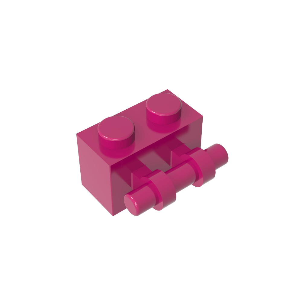 Brick Special 1 x 2 with Handle-MyGobricks