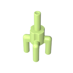 Plant, Palm Tree Top, 4 Top Bars, 1 Bottom Bar