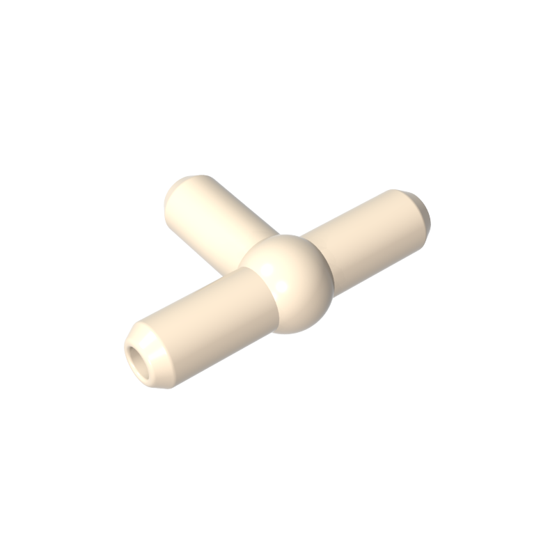 Pneumatic three-way T-connection
