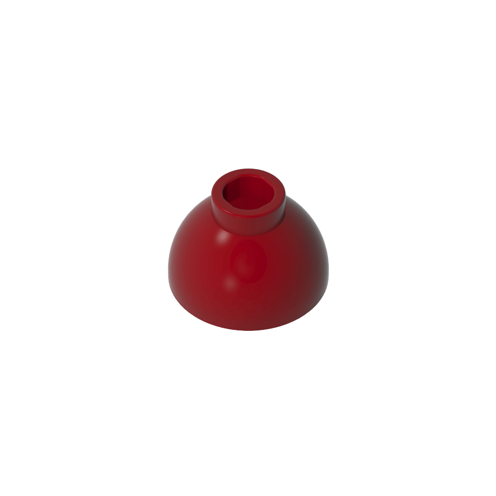 Brick Round 1.5 x 1.5 Dome Top [Plain]-MyGobricks