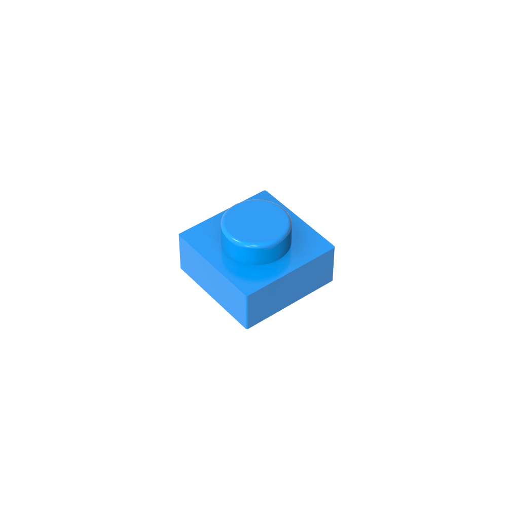 Plate 1 x 1-MyGobricks
