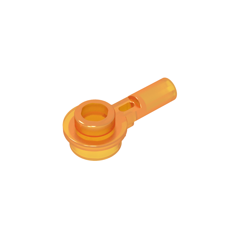 Plate Round 1 x 1 with Hollow Stud and Horizontal Bar 1L-MyGobricks