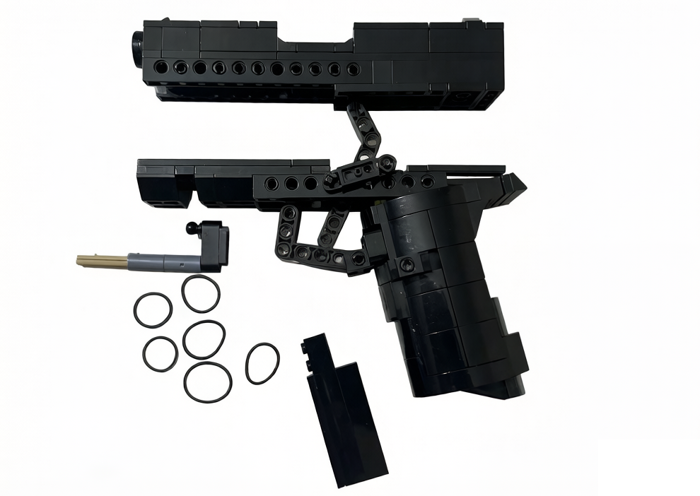 Glock 43X Soft-Launch Brick Model, Building Blocks Toys Gun​ Sets - GOBRICKS x MOCERS Collaboration Brick Zone