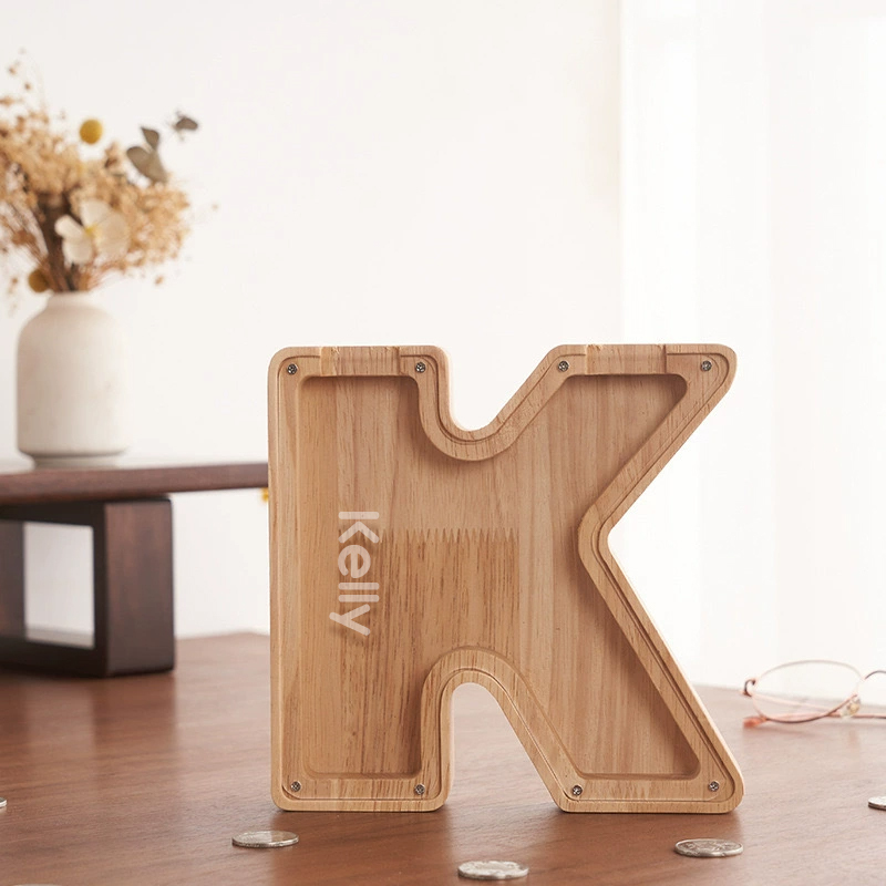 Personalized Letter Money Box + Craft Storage – Wood & Acrylic Dual-Design