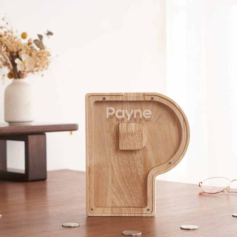 Personalized Letter Money Box + Craft Storage – Wood & Acrylic Dual-Design