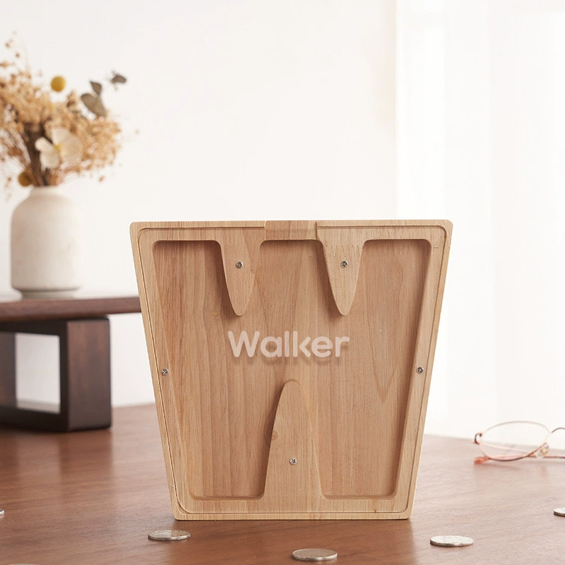 Personalized Letter Money Box + Craft Storage – Wood & Acrylic Dual-Design