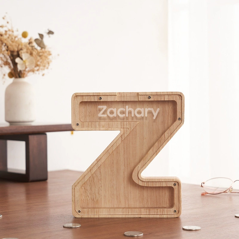 Personalized Letter Money Box + Craft Storage – Wood & Acrylic Dual-Design