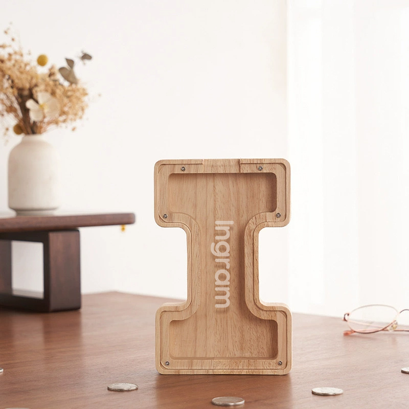 Personalized Letter Money Box + Craft Storage – Wood & Acrylic Dual-Design