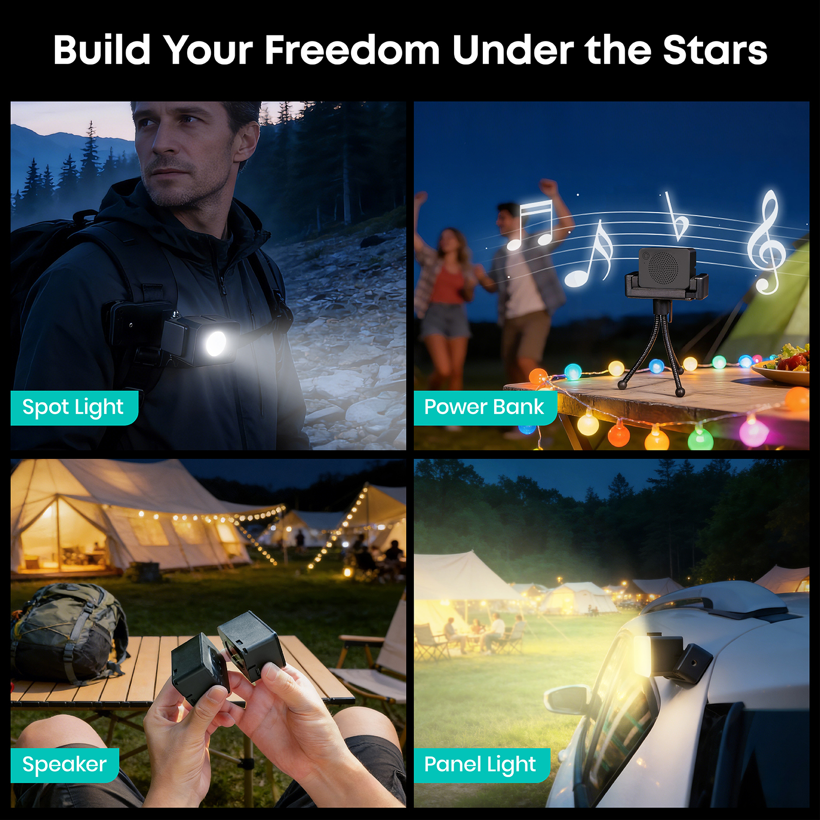 Njoynook Portable Power Station 800W Output 512WH