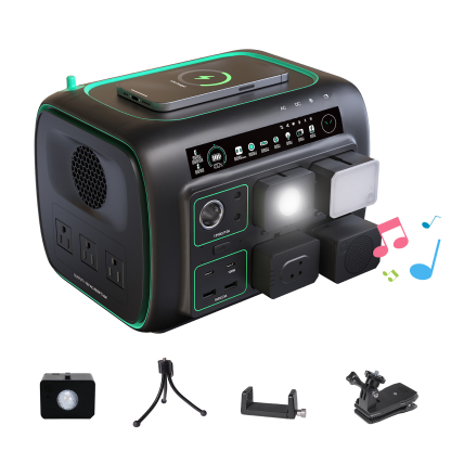 Njoynook Portable Power Station 800W Output 512WH