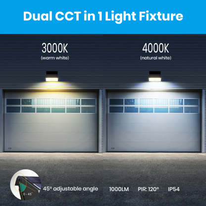 Solar Wall Light with Motion Sensor 1000Lm 4000K/3000K