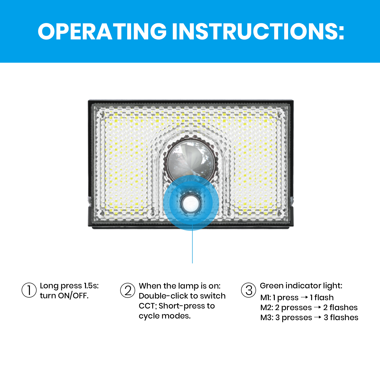 Solar Wall Light with Motion Sensor 1000Lm 4000K/3000K